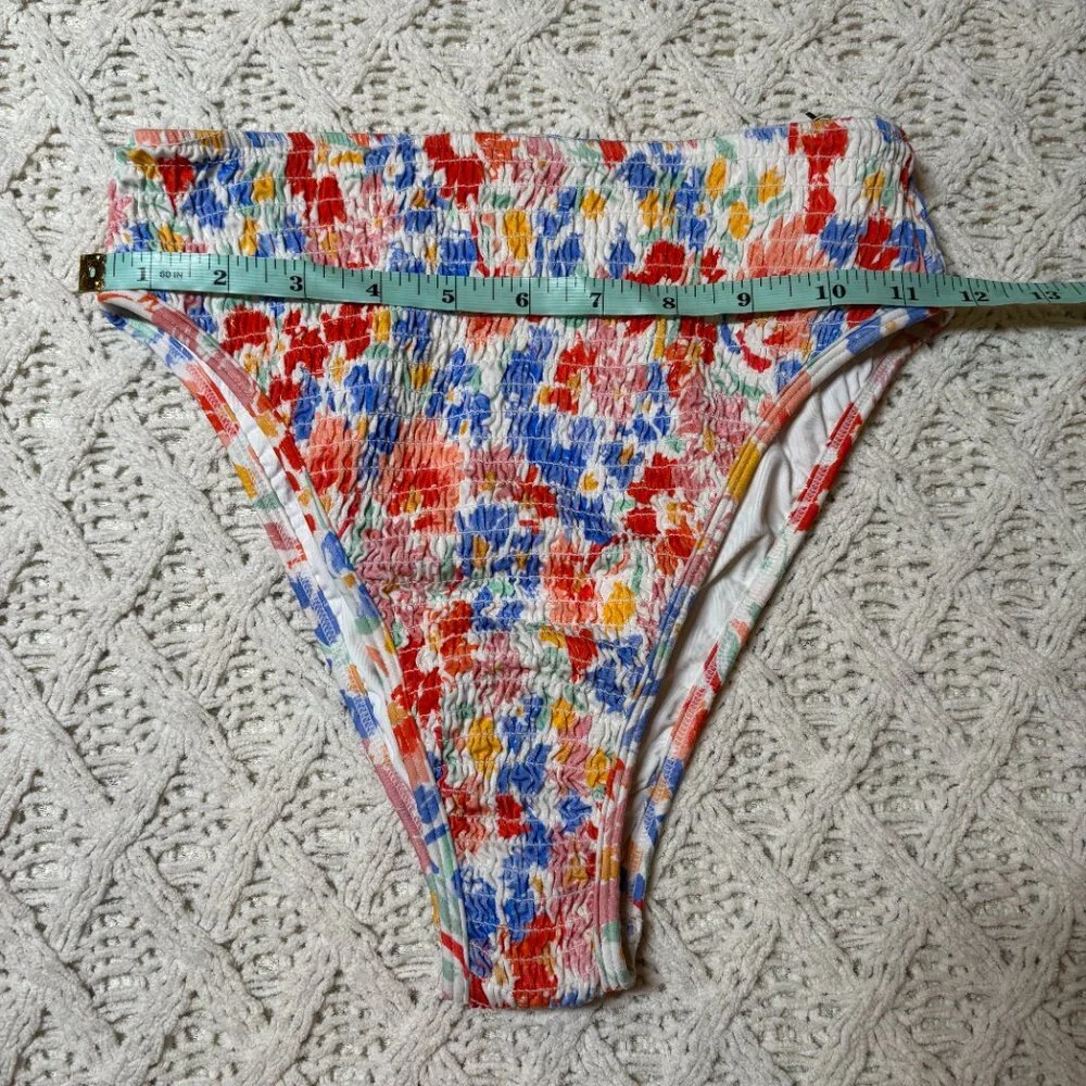 L*Space Veronica Bottom – Multicolor Floral Print Size L- NWOT w/hygiene Sticker